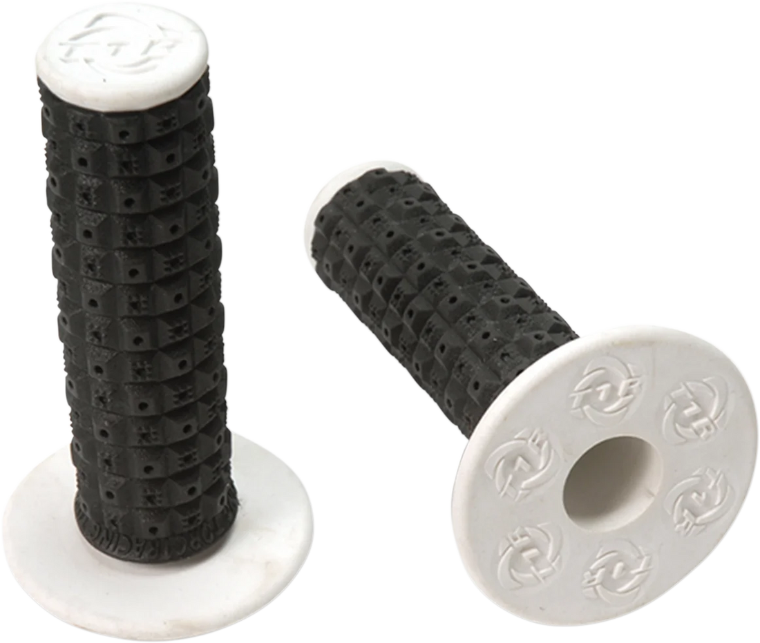 Torc1 Racing Grips - Enduro - Dual - ATV - Black/Blue - Side View