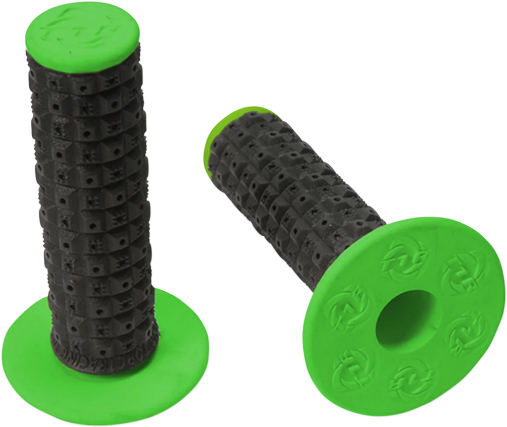 Torc1 Racing Grips - Enduro - Dual - MX - Black/Green - Main Product View