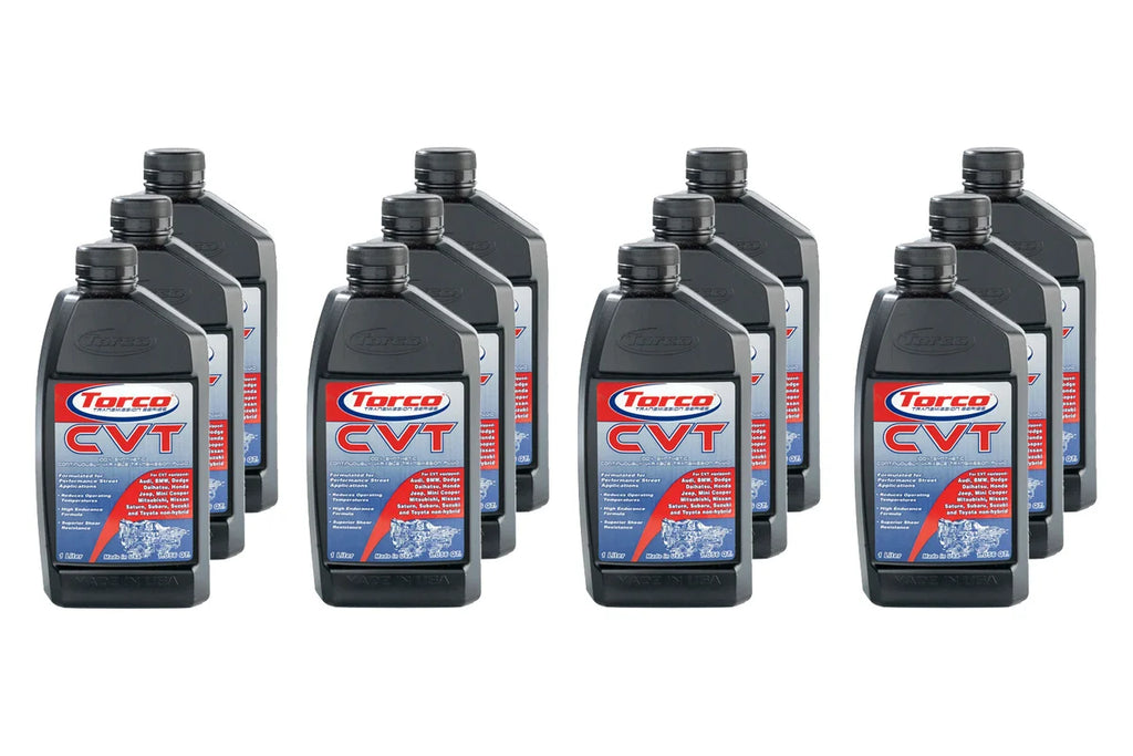 Torco Racing Oils CVT Transmission Fluid Case 12x1-Liter A220070C