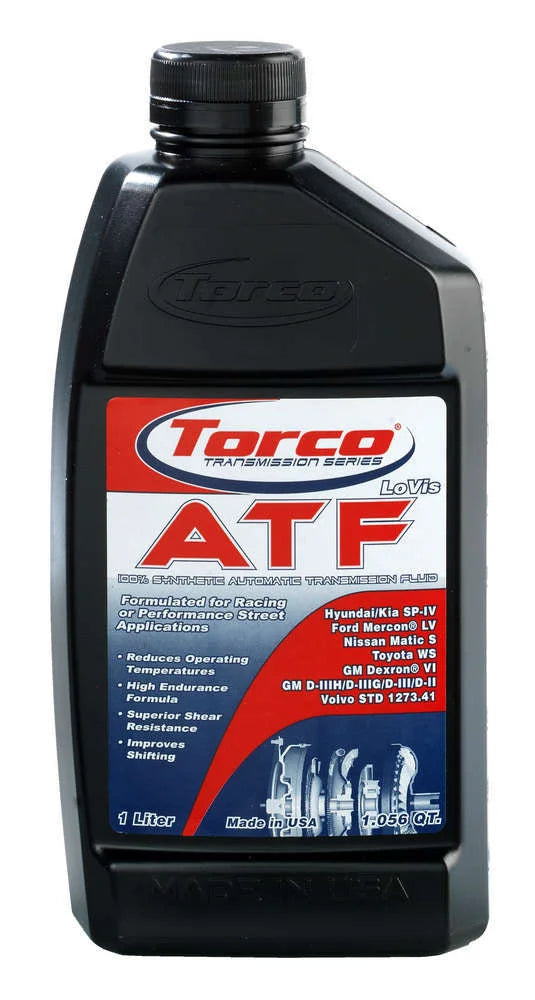 Torco Racing Oils LoVis ATF Transmission Fluid 1-Liter A220065CE