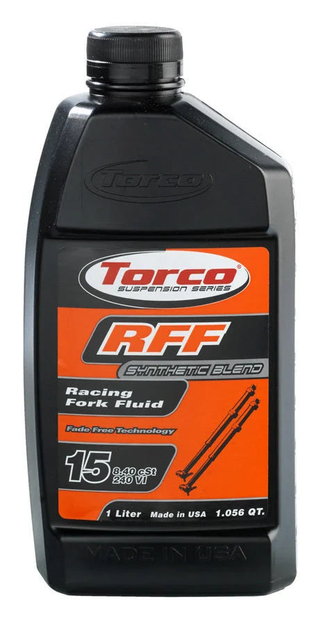 Torco Racing Oils RFF Racing Fork Fluid 15 -12x1-Liter T830015C