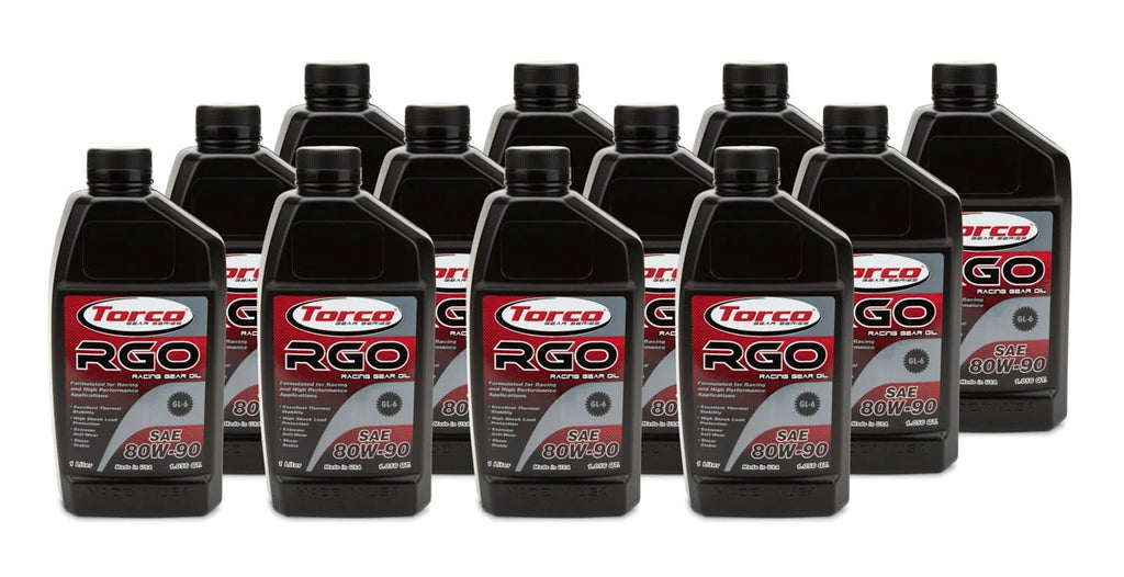 Torco Racing Oils RGO 80w90 Racing Gear Oil Case/12-1 Liter A248090C