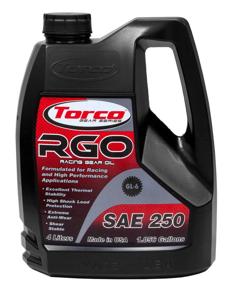 Torco Racing Oils RGO Racing Gear Oil 250- 4x4-Liter A240250S
