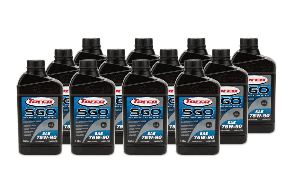 Torco Racing Oils SGO 75w90 Synthetic Racing Gear Oil Case/12 A257590C