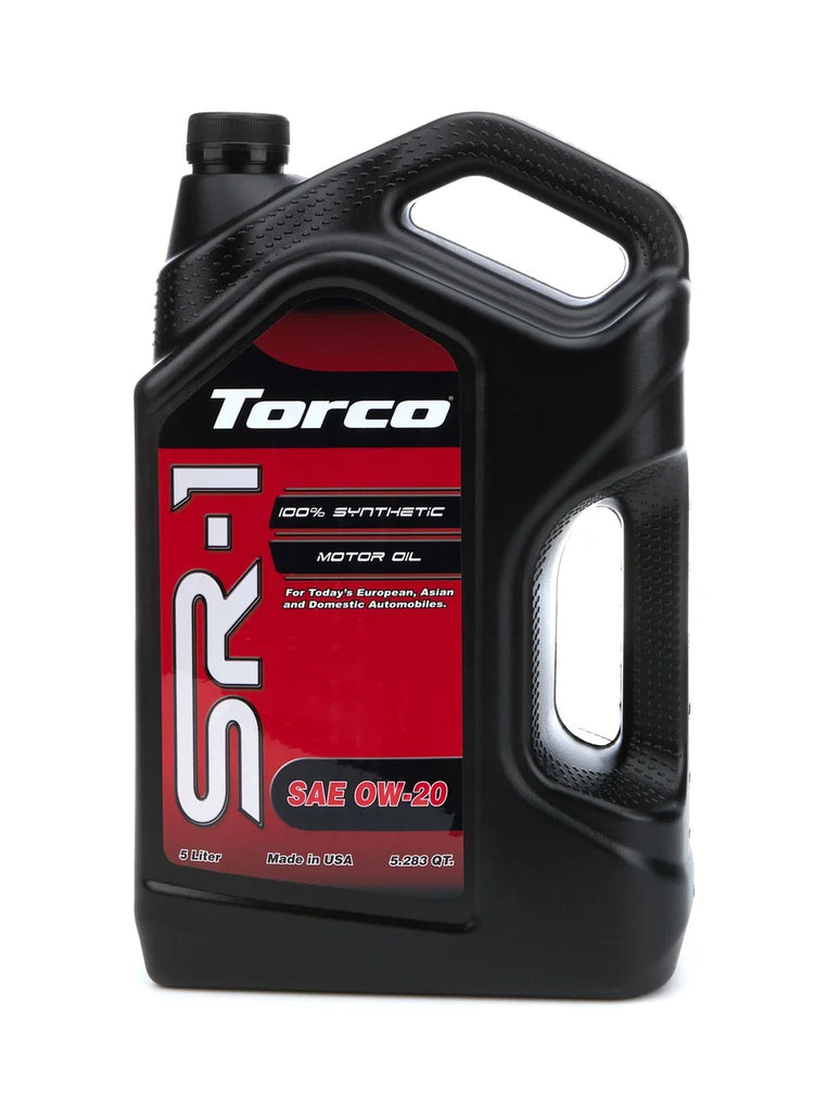 Torco Racing Oils SR-1 Synthetic Oil 0w20 5 Liter Bottle A160020LE