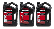 Load image into Gallery viewer, Torco Racing Oils SR-1 Synthetic Oil 0w40 Case 3 x 5 Liter Bottles A160040L