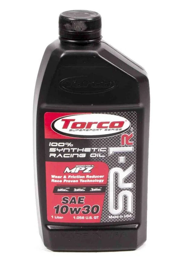 Torco Racing Oils SR-1 Synthetic Oil 10W30 1 Liter TRCA161033CE