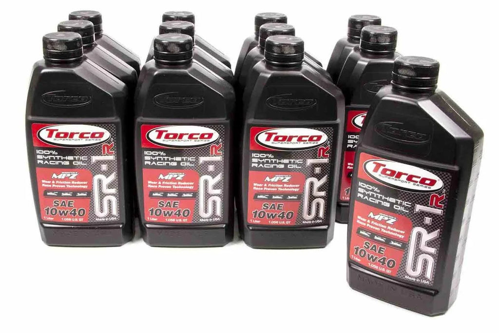 Torco Racing Oils SR-1 Synthetic Oil 10w40 Case/12 A161044C