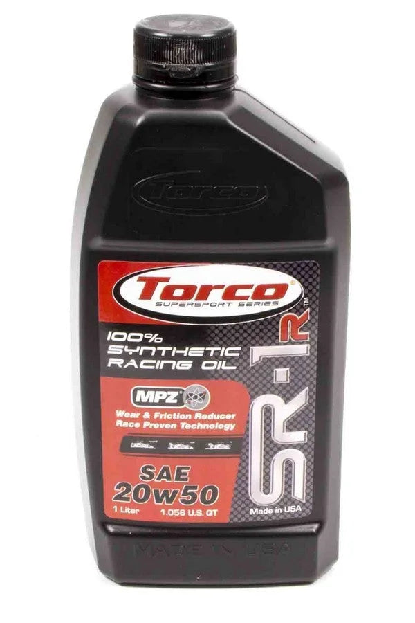 Torco Racing Oils SR-1 Synthetic Oil 20w50 1-Liter A162055CE