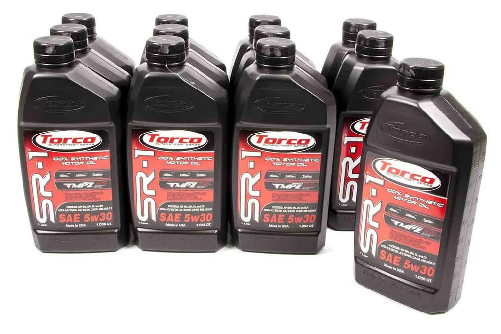 Torco Racing Oils SR-1 Synthetic Oil 5w30 Case/12 A160530C