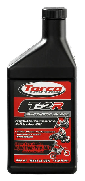 Torco Racing Oils T-2R Two Stroke High Per formance Oil-12x500-ML T920033Y