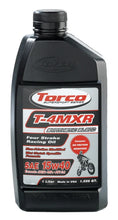 Load image into Gallery viewer, Torco Racing Oils T-4MXR Four Stroke Racin g Oil 15w40-1-Liter Bott T671544CE
