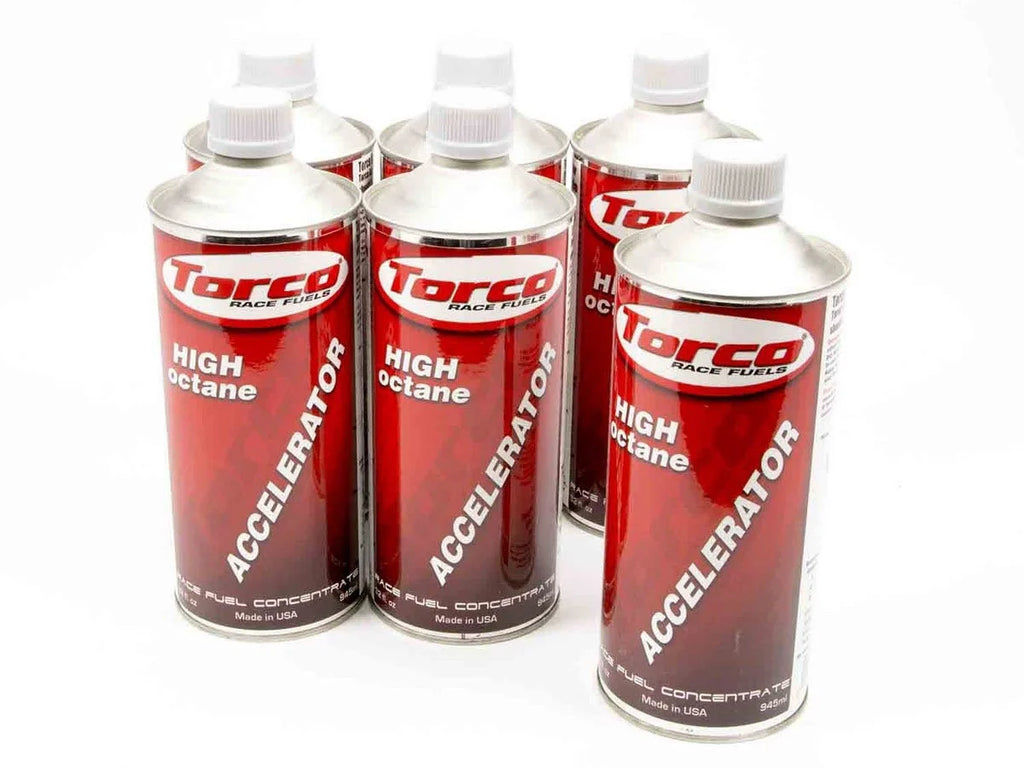 Torco Racing Oils Unleaded Fuel Acceleratr Case/6-32oz Bottle F500010T