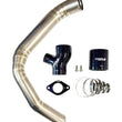 Load image into Gallery viewer, Torque Solution 15-21 Subaru WRX Top Mount Charge Pipe - Titanium Brushed / Raw