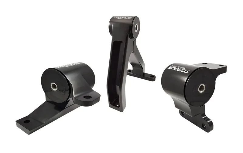 Torque Solution 3pc Rear Aluminum Engine Mount Kit fits 2008-2015 Mitsubishi Lancer - Side View