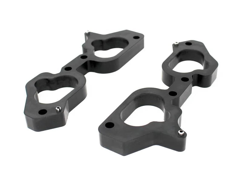Torque Solution 8mm Phenolic Thermal Intake Spacer: Subaru EJ Engines - Side View