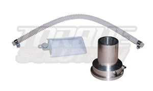 Torque Solution 2018+ Mitsubishi Lancer Ralliart/ Evo X Billet Fuel Pump Holder - Main Product View