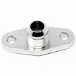 Load image into Gallery viewer, Torque Solution Billet Offset Oil Drain Flange w/ Integrated -10AN Flange: T3/T4 &amp; PTE/Borg Turbo