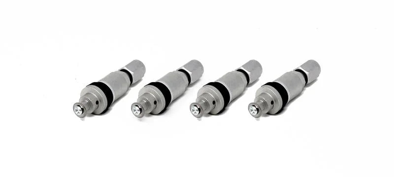 Torque Solution Billet TPMS Valve Stem Kit (Silver) 2008+ Subaru Legacy Impreza WRX / STi - Main Product View