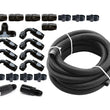 Load image into Gallery viewer, Torque Solution Braided Fuel Line Kit for -6 Aeromotive FPR: Subaru WRX 02-14 / Subaru STI 07-18