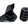 Load image into Gallery viewer, Torque Solution Mustache Bar Eliminator w/ Solid Bushings: 01-06 Mitsubishi Evolution 7/8/9 - Side View