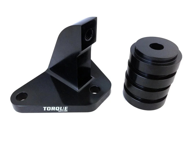Torque Solution Mustache Bar Eliminator w/ Solid Bushings: 01-06 Mitsubishi Evolution 7/8/9 - Side View