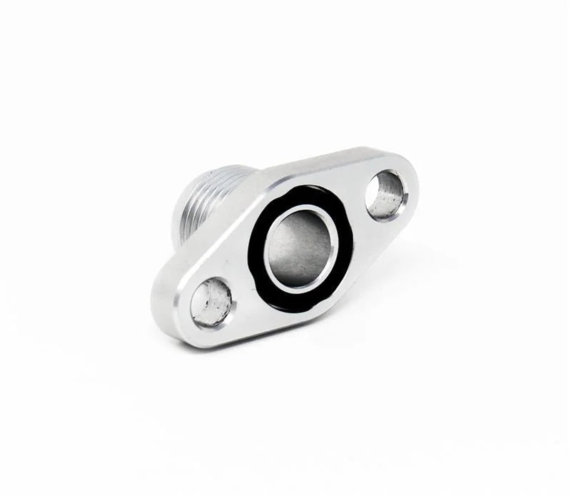 Torque Solution Oil Drain Flange -10AN for Garrett GT/GTX & BW EFR - Side View