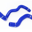 Load image into Gallery viewer, Torque Solution Silicone Radiator Hose Kit - Blue fits 2016-2018 Ford Focus RS - Side View