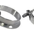 Load image into Gallery viewer, Torque Solution Stainless Steel V-Band Clamp &amp; Flange Kit - 2in (50mm) - Detail View