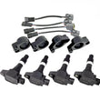 Load image into Gallery viewer, Torque Solution Subaru EJ20/EJ25 R35 GTR Coil On Plug Adapter Kit - Coils Included