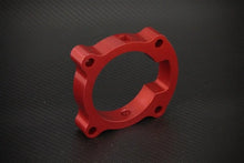 Load image into Gallery viewer, Torque Solution Throttle Body Spacer (Red): Hyundai Genesis Coupe 2.0T 10-12