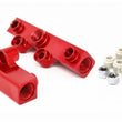 Load image into Gallery viewer, Torque Solution Top Feed Fuel Rails: 02-14 Subaru WRX / 07-18 STI - Red