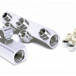 Load image into Gallery viewer, Torque Solution Top Feed Fuel Rails: 02-14 Subaru WRX / 07-18 STI - Silver