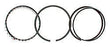 Load image into Gallery viewer, Total Seal CR Piston Ring Set 4.070 Bore 1/16 1/16 3/16