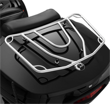 Load image into Gallery viewer, Tour Trunk Luggage Rack - Chrome Show Chrome - Side View
