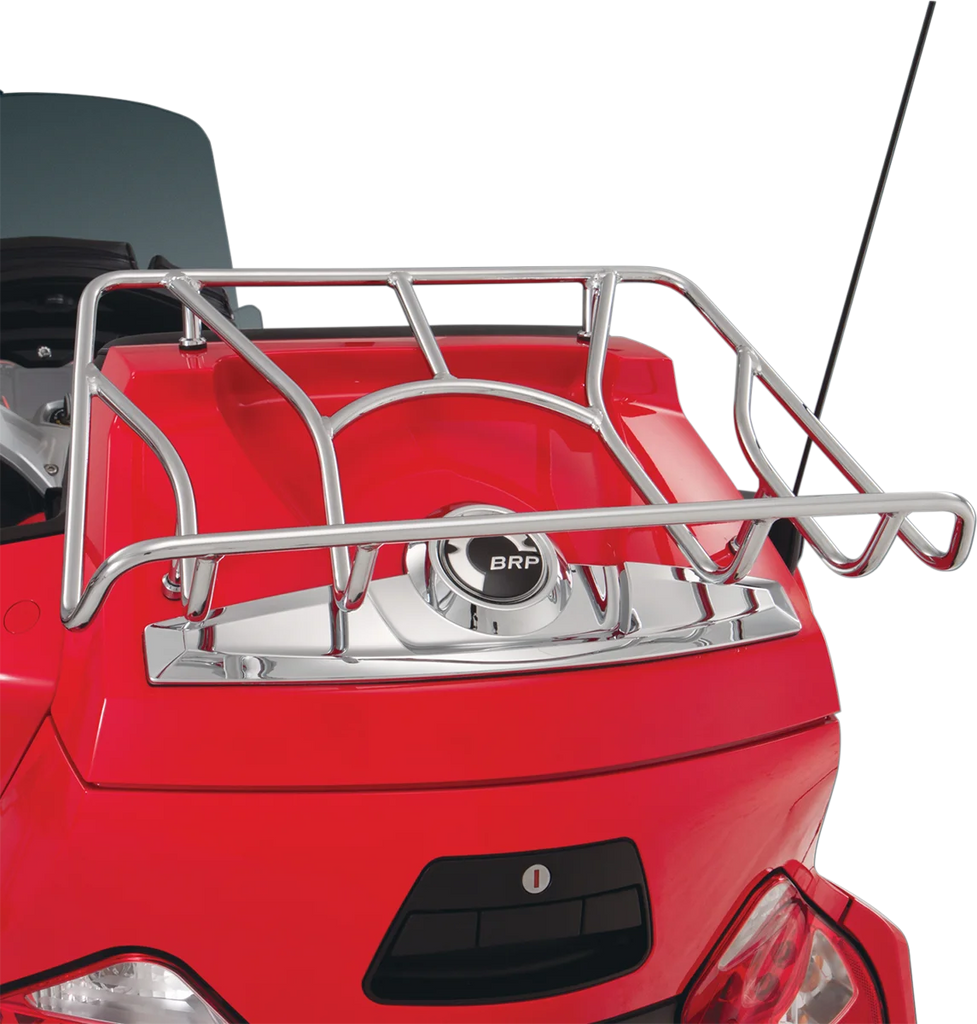 Tour Trunk Luggage Rack - Chrome Show Chrome - Installation View
