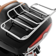 Load image into Gallery viewer, Tour Trunk Luggage Rack - Satin Black Show Chrome - Additional View 5