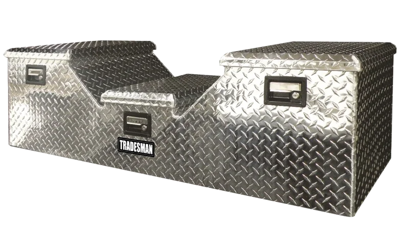 Tradesman Aluminum Flush Mount 5th Wheel Truck Box - Brite