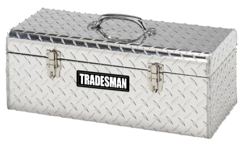 Tradesman Aluminum Handheld Tool Box (24in.) - Brite