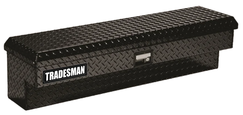 Tradesman Aluminum Side Bin Truck Tool Box (48in.) - Black - Main Product View