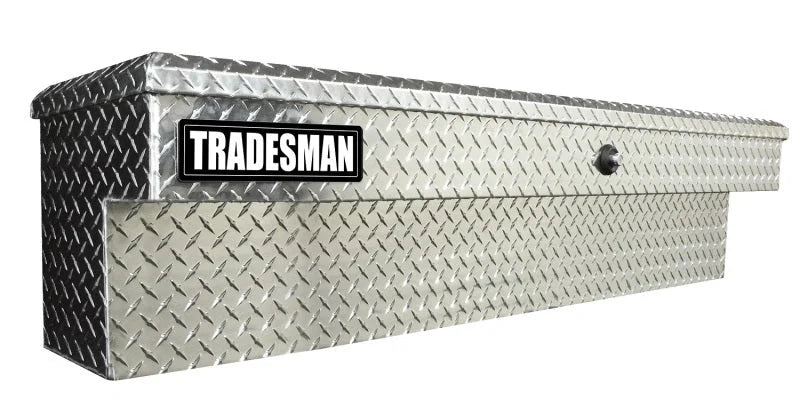 Tradesman Aluminum Side Bin Truck Tool Box w/Push Button (60in.) - Brite - Main Product View