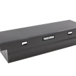 Load image into Gallery viewer, Tradesman Aluminum Single Lid Cross Bed Truck Tool Box (71in.) - Black - Side View