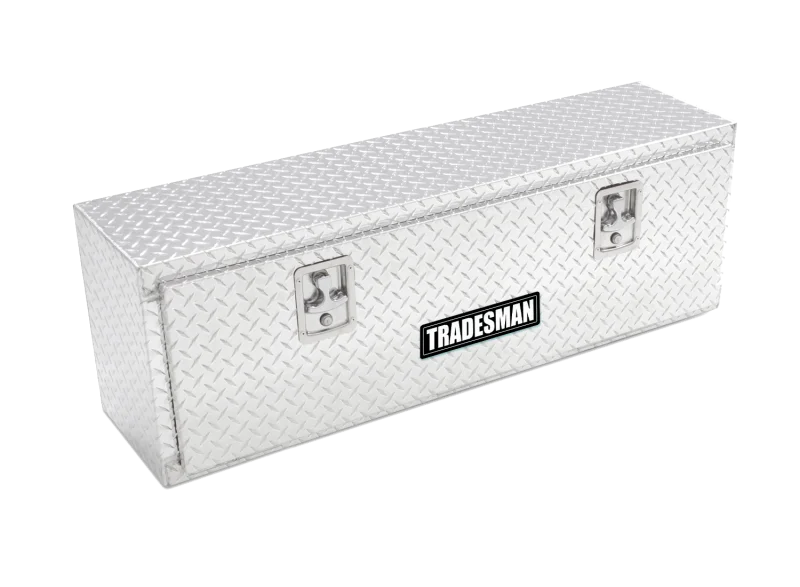 Tradesman Aluminum Top Mount Tool Box (48in.) - Brite - Back View