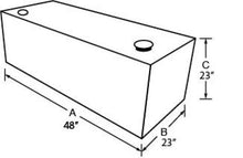 Load image into Gallery viewer, Tradesman Steel Rectangular Liquid Storage Tank (Full Size) - Black - Main Product View