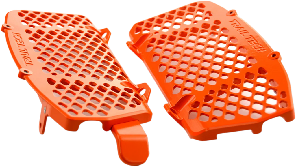 Trail Tech Radiator Guard Set - Orange - Husqvarna/KTM - Main Product View