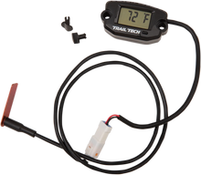 Load image into Gallery viewer, Trail Tech Universal Temperature Meter - Surface Mount - Black - 10 mm - Side View