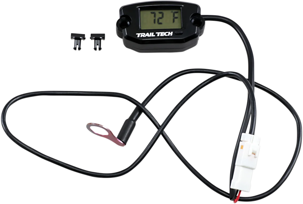 Trail Tech Universal Temperature Meter - Surface Mount - Black - 10 mm - Main Product View