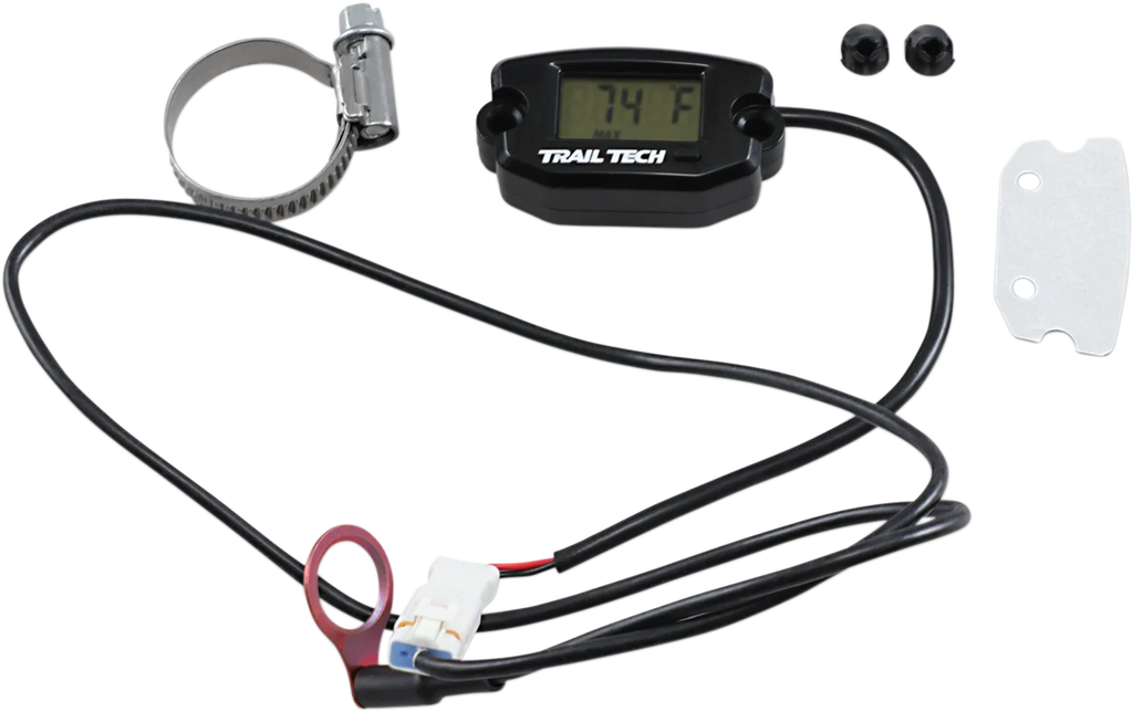 Trail Tech Universal Temperature Meter - Surface Mount - Black - 14 mm - Main Product View
