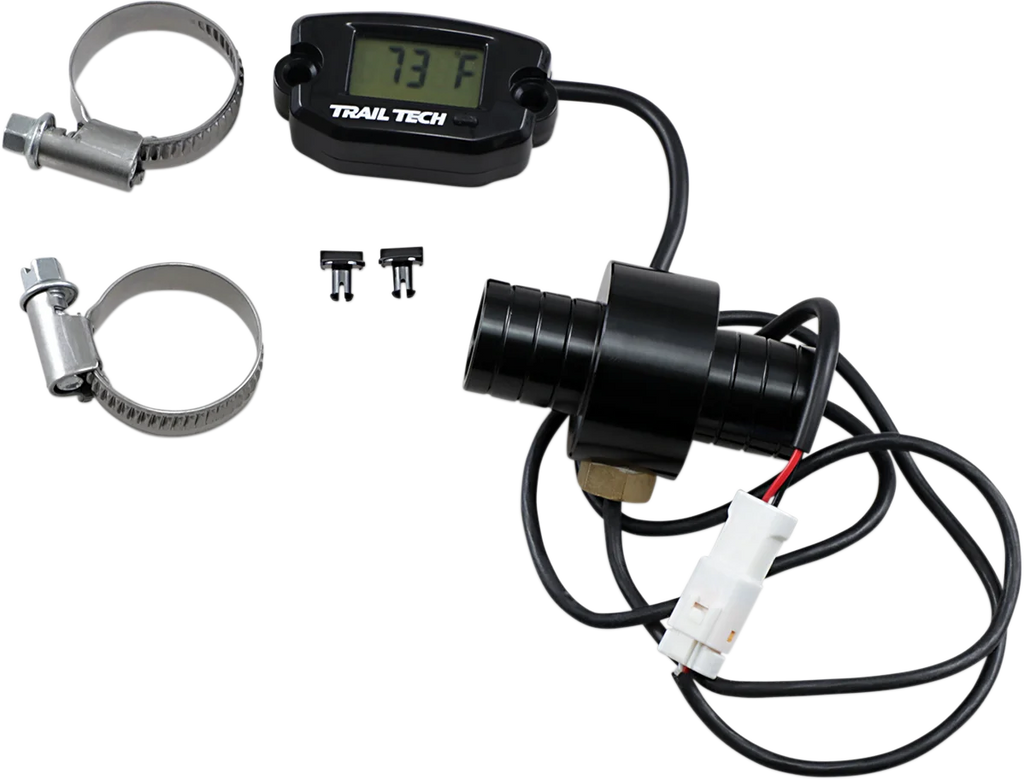 Trail Tech Universal Temperature Meter - Surface Mount - Black - 19 mm - Main Product View
