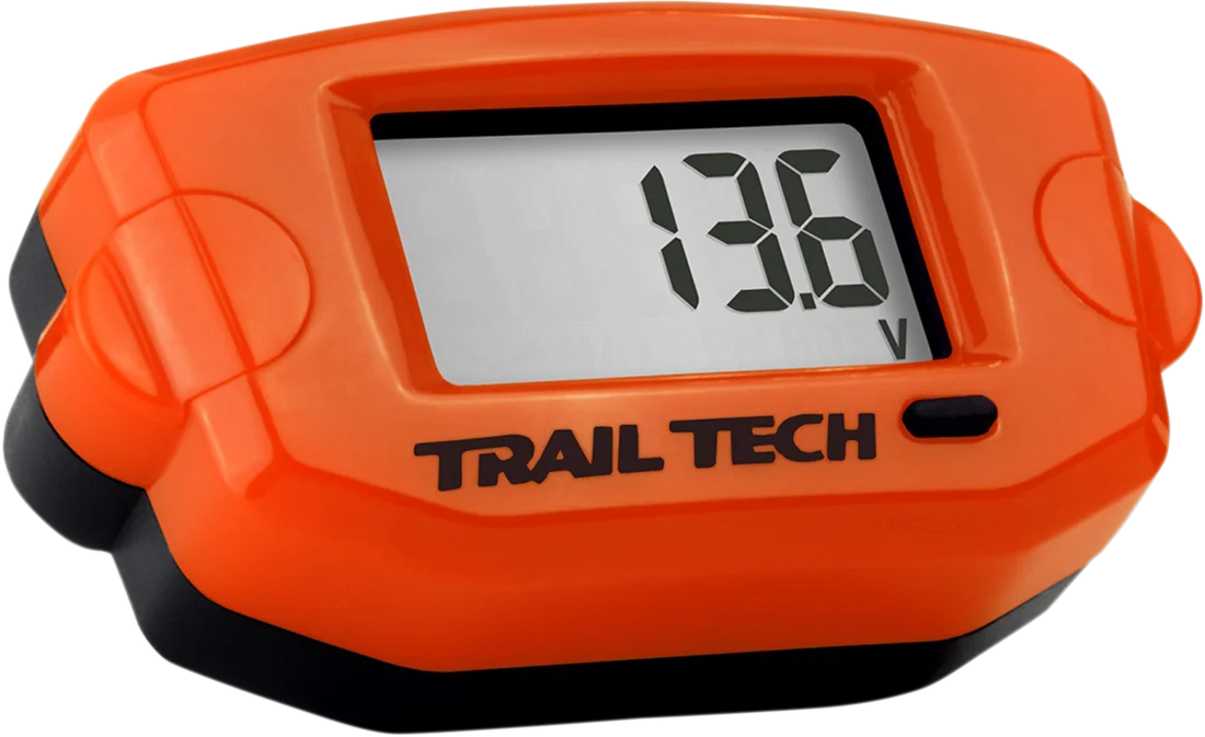 Trail Tech Voltage Meter - Black - Side View